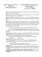 DE THI HSG TINH  LOP 9 cuc hay