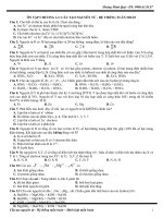 ÔN TẬP CHƯƠNG 1-2 CẤU TẠO NGUYÊN TỬ - HỆ THỐNG TUẦN HOÀN