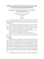 Nghiên cứu đa dạng kiểu hình và kiểu di truyền màu sắc lông, da của quần thể gà địa phương tỉnh Hà Giang