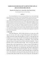 Nghiên cứu khả năng sản xuất của một số công thức lai giữa các dòng đà điểu châu phi
