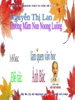 Thơ: Ảnh Bác