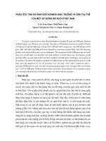 Phân tích tính đa hình gen hormon sinh trưởng và gen thụ thể của một số giống bò nuôi ở việt nam