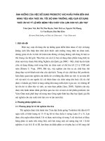 Ảnh hưởng của việc bổ sung probiotic vào khẩu phần đến khả năng tiêu hóa thức ăn, tốc độ sinh trửng, hiệu quả sử dụng thức ăn và tỷ lệ mắc bệnh tiêu chảy của lợn con và lợn thịt.