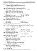 Kim loại kiềm - kiềm thổ. LÝ THUYẾT