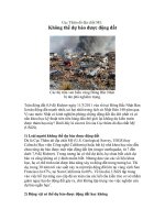 Không thể dự báo được động đất