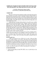 Nghiên cứu áp dụng kỹ thuật di truyền phân tử đểxác định gen liên quan đến tính trạng sinh sản của lợn tại Việt nam