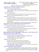 Tiêu chí lớp học thân thiện, tích cực