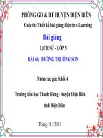 slide lịch sử lớp 5 -đường trường sơn