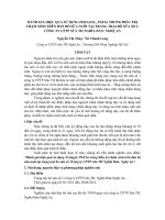 Đánh giá hiệu quả sử dụng feragyl, pg2α trong điều trị chậm sinh trên đàn bò sữa nuôi tại trang trại bò sữa số 1 - Công ty CPTP sữa TH Nghĩa Đàn, Nghệ An