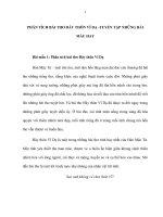 Chuyên đề những bài văn hay về Đây thôn vĩ dạ