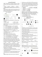 Bài Tập Di truyền phả hệ