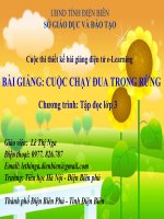slide tập đọc lớp 3 -cuộc chạy đua trong rừng