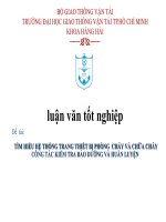 LUẬN VĂN TỐT NGHIỆP-TÌM HIỂU HỆ THỐNG TRANG THIẾT BỊ PHÒNG CHÁY VÀ CHỮA CHÁY