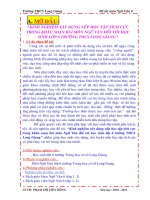 Sáng Kiến Kinh Nghiệm Môn Ngữ Văn