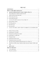 luận văn quản trị kinh doanh  Tìm hiểu thực tế công tác quản lý, tình hình hoạt động kinh doanh của công ty công ty cổ phần Vicem vận tải Hoàng Thạch