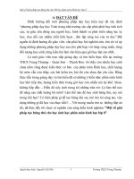 BÀI BÁO CÁO THỰC TẬP-Một số giải pháp tạo hứng thú cho học sinh học phân môn hình học lớp 8