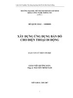 Xây dựng ứng dụng bản đồ cho điện thoại di động