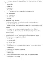 tổng hợp bài tập trắc nghiệm thuế