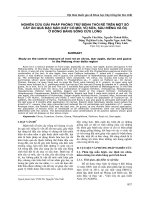 NGHIÊN CỨU GIẢI PHÁP PHÒNG TRỪ BỆNH THỐI RỄ TRÊN MỘT SỐ CÂY ĂN QUẢ ĐẶC SẢN (CÂY CÓ MÚI, VÚ SỮA, SẦU RIÊNG VÀ ỔI) Ở ĐỒNG BẰNG SÔNG CỬU LONG
