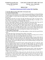 Báo cáo Hội thảo chuyên đề 