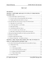 luận văn quản trị kinh doanh Đẩy mạnh hoạt động tiêu thụ sản phẩm tại công ty TNHH thương mại Hiếu Linh