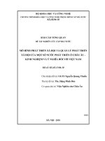 báo cáo tổng quan đề tài nghiên cứu cấp nhà nước mô hình phát triển xã hội và quản lý phát triển xã hội của một số nước phát triển ở châu âu kinh nghiệm và ý nghĩa đối với việt nam