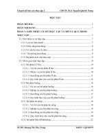 luận văn quản trị kinh doanh Giải pháp nâng cao hiệu quả kinh doanh dịch vụ bổ sung tại khách sạn Hà Nội Daewoo