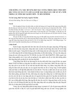 Ảnh hưởng của việc bổ sung bột đậu tương trong khẩu phần đến khả năng sản xuất của bò lai 3 4 HF giai đoạn đầu chu kỳ sữa nuôi trong các nông hộ tại Hóc Môn - TP.Hồ Chí Minh