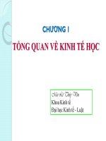 BÁO CÁO-CHƯƠNG I-TỔNG QUAN VỀ KINH TẾ HỌC
