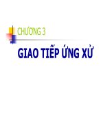 Bài giảng Kỹ năng giao tiếp Chương 3 - GV. Võ Thị Thu Thủy