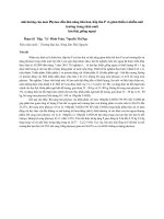 Ảnh hưởng của men Phytase đến khả năng tiêu hóa, hâp thu P và giảm thiểu ô nhiễm môi trường trong chăn nuôi lợn thịt, giống ngoại