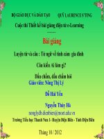 slide luyện từ và câu lớp 2 -từ ngữ về tình cảm gia đình, câu kiểu ai làm gì, dấu chấm, dấu chấm hỏi