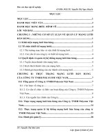 luận văn quản trị kinh doanh Những giải pháp hoàn thiện quản lý mạng lưới bán hàng của công ty TNHH Polycom Việt Nam