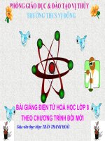Giáo án bồi dưỡng thao giảng, thi giáo viên môn hoá 8 Bài thực hành số 1 (5)