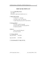 ĐỒ ÁN THIẾT KẾ HỆ THỐNG SẤY CÁ-KỸ THUẬT SẤY