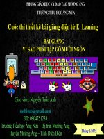 slide tin học 4 -vì sao phải tập gõ mười ngón