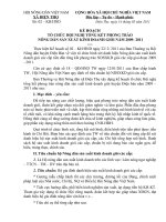 Kế hoạch tổ chức Hội nghị tổng kết phong Nông dân SXKD giỏi 2009 - 2011