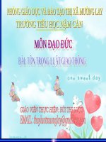 slide đạo đức 4 -tôn trọng luật giao thông