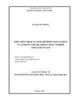 kiến trúc dịch vụ web – mô hình chất lượng và áp dụng cho hệ thống sát hạch trắc nghiệm theo chuẩn QTI