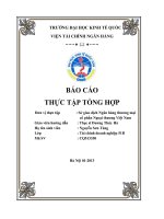 luận văn quản trị kinh doanh THỰC TRẠNG HOẠT ĐỘNG KINH DOANH CỦA SỞ GIAO DỊCH VIETCOMBANK GIAI ĐOẠN 2009 - 2011