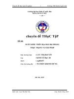 luận văn quản trị kinh doanh Xuất khẩu trên địa bàn Hải Phòng thực trạng và giải pháp