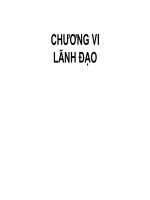 Slide môn quản lý học: Lãnh đạo