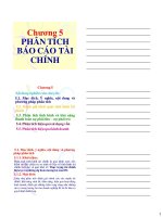 BÁO CÁO-CHƯƠNG 5-PHÂN TÍCH BÁO CÁO TÀI CHÍNH