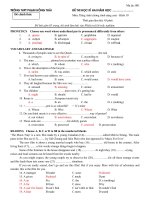 Thi HK2 lop 10 nang cao (co dap an)