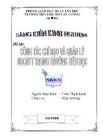 Ứng dụng CNTT trong trường tiểu học