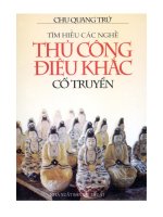 Ebook TÌM HIỂU CÁC NGHỀ THỦ CÔNG ĐIÊU KHẮC CỔ TRUYỀN