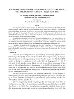 Đặc điểm hệ thống buôn bán vận chuyển gia cầm tại 4 tỉnh Hà Tây, Thái Bình, Thanh Hóa và Long An - thuộc dự án IDRC.