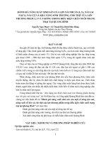 Đánh giá năng suất sinh sản của lợn nái thuần (L,Y), nái lai f1(LY), nái c22 và khả năng sinh trưởng, cho thịt của lợn thương phẩm 2, 3 và 4 giống trong điều kiện chăn nuôi trang trại tại Quảng Bình