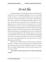 luận văn kế toán Hoàn thiện kế toán bán hàng tại Công Ty TNHH xuất nhập khẩu Nam Đô