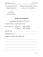 đồ án kỹ thuật điện cơ  Điều khiển robot omni tránh vật cản